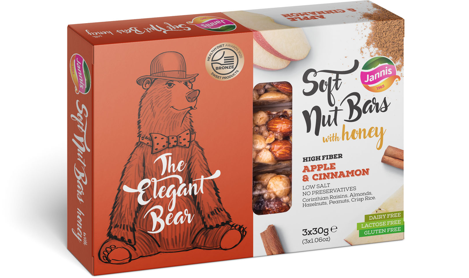 Soft Nut Bar with Honey Apple & Cinnamon