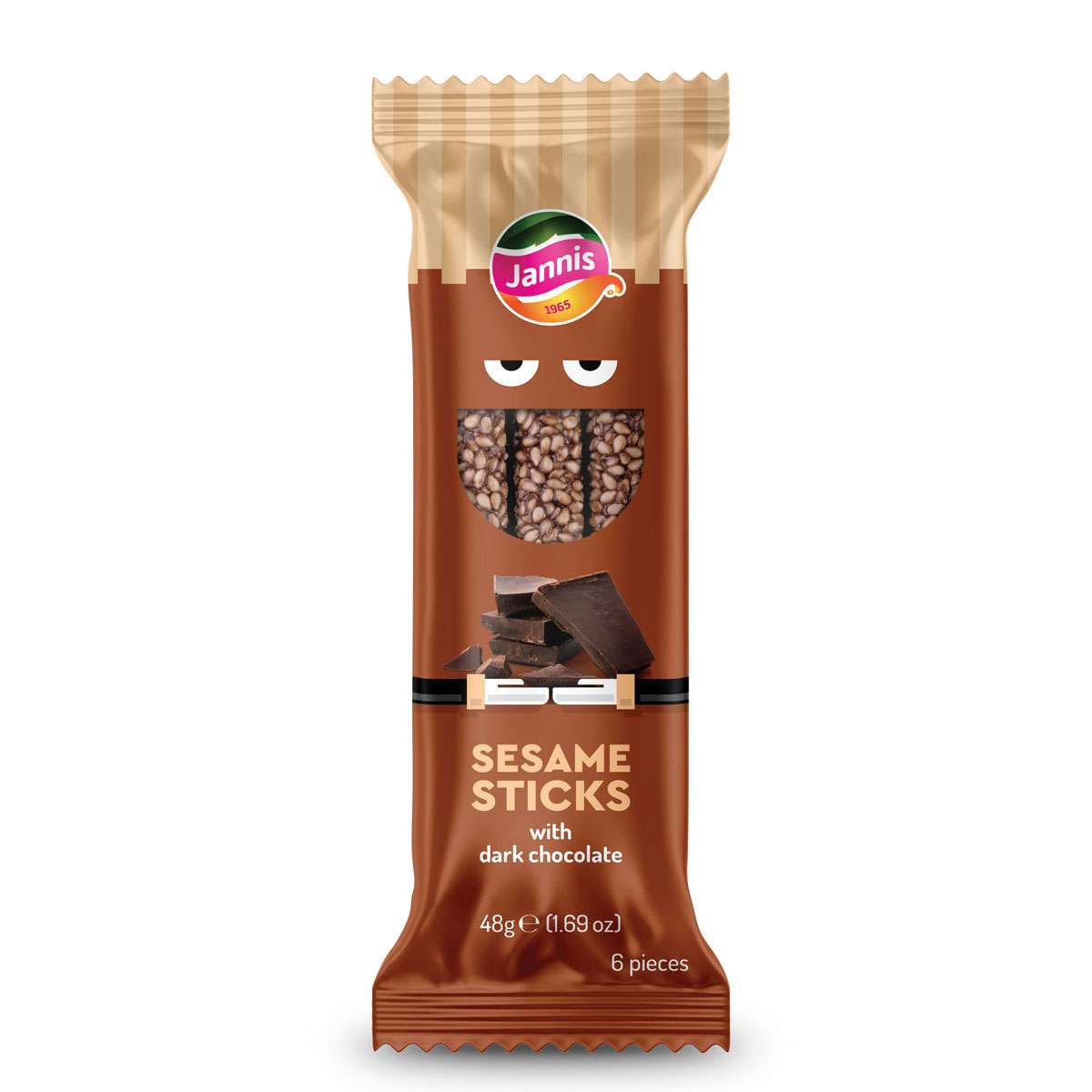 Sesame Sticks with Dark Chocolate